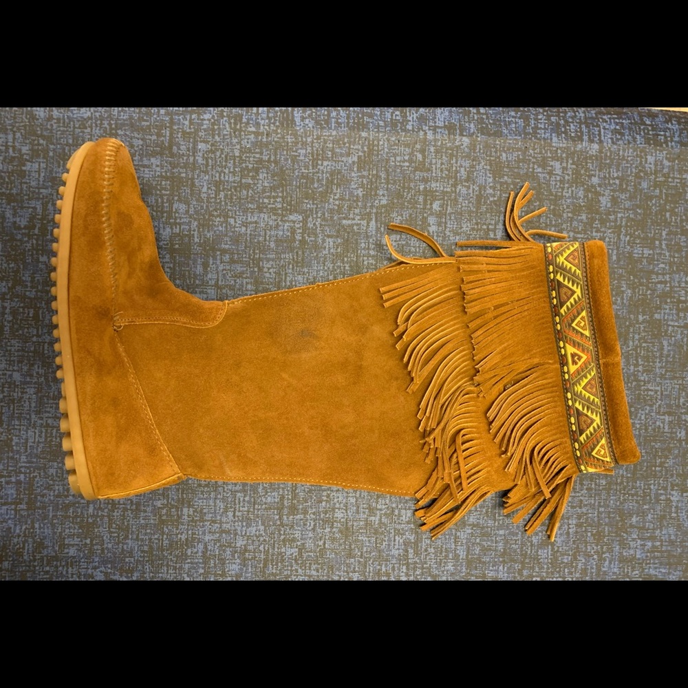 Minnetonka Moccasin 16” Suede Boots
